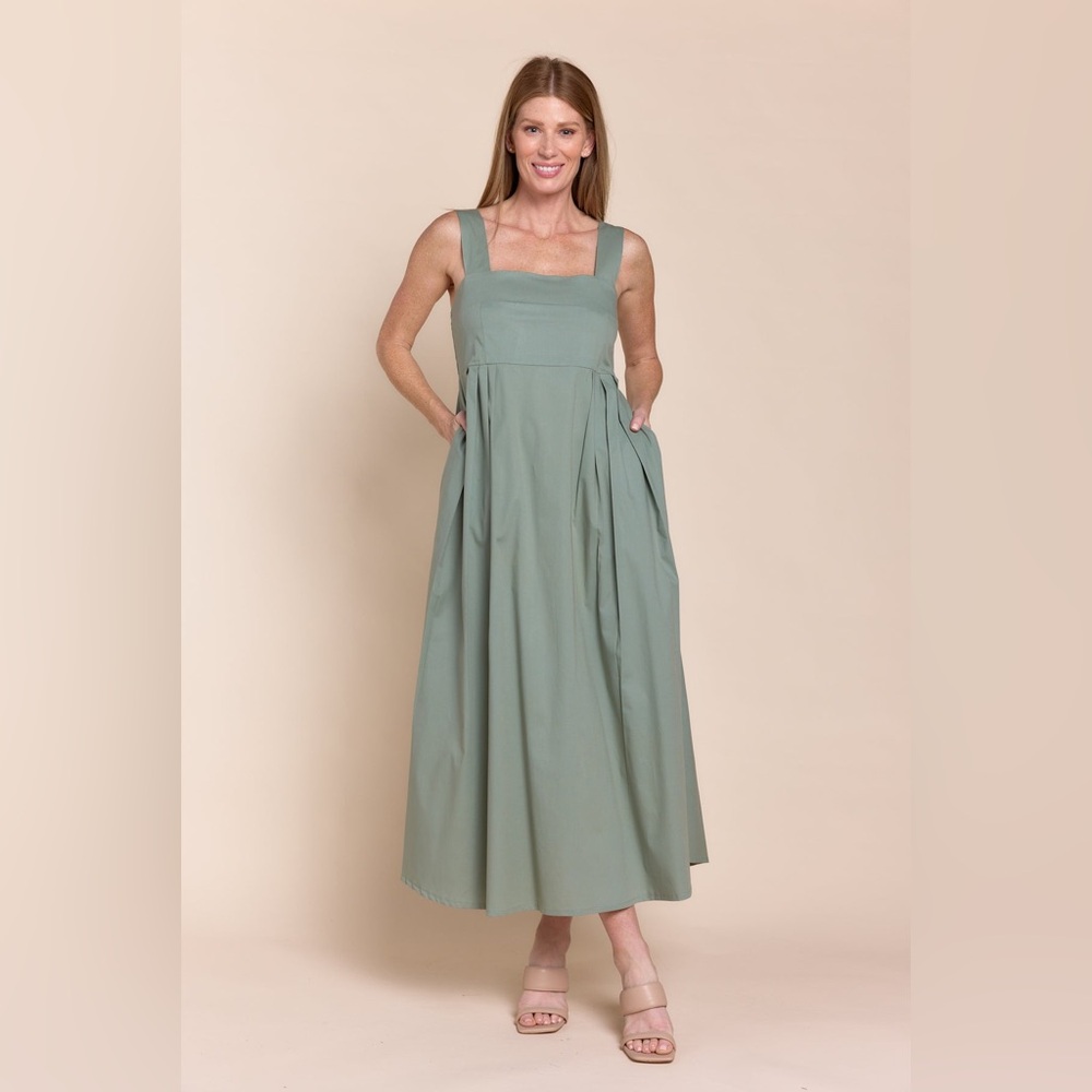 NWT Sofia Faiza Dress in Army Green OS